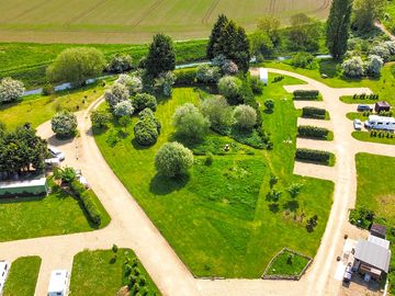 Aerial view of the site
