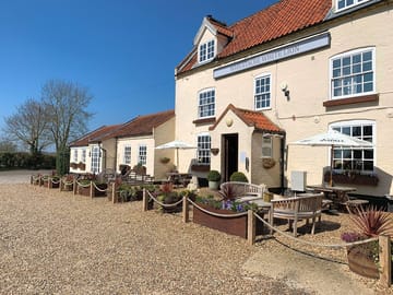 Our on site bar and restaurants beautiful beer garden (added by manager 21 May 2019)