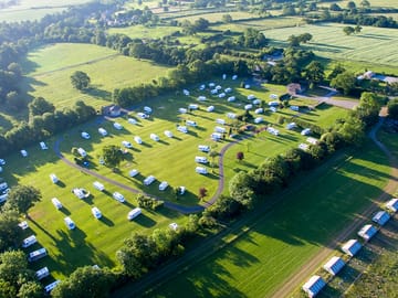 Aerial photo of the spacious pitches (added by manager 10 Feb 2016)