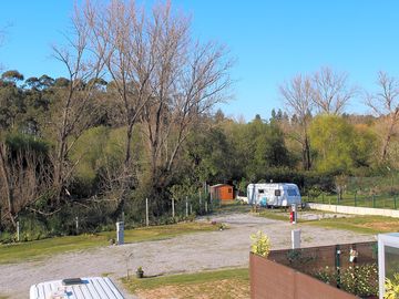 Serviced pitches area