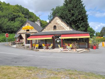 The restaurant and bar