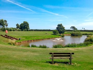 Pond with fountain (added by manager 17 Aug 2022)