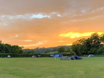 Sunset over the site (added by manager 12 aug 2022)