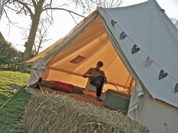 Relax in our bell tent  (added by manager 14 Jan 2014)