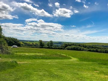 Visitor image of their pitches and amazing views (added by manager 08 Nov 2022)