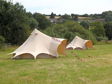 Our unique star bell tents. (added by manager 04 May 2022)