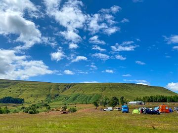 Pitches set among the Welsh hills