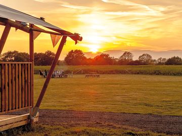 Sunset from The Hare Lodge (added by manager 13 Jul 2022)