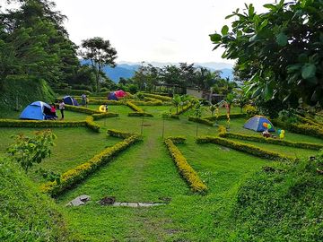 Spacious pitches