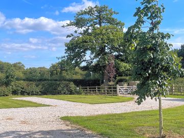 Entrance to the caravan site
