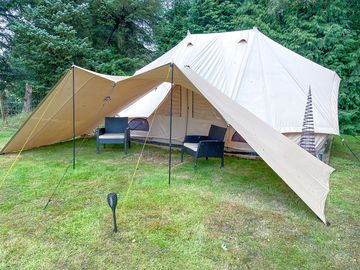 Large bell tent sleeping up to six people (added by manager 19 Sep 2023)