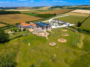 Aerial view of the site and Adventure Play at William's Den (tickets sold separately) (added by manager 29 Mar 2021)