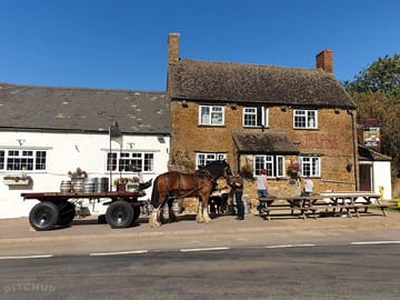 12pm every Friday (weather dependent), the pub's beer is still delivered the traditional way by dray (added by manager 09 Jan 2020)