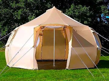 Bell tent exterior (added by manager 27 Aug 2021)