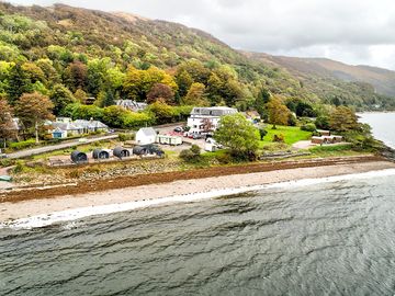 Aerial shot of the pods and hotel (added by manager 16 Nov 2022)