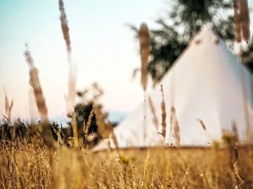 Secluded bell tent
