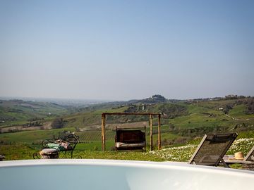 Exclusive-use hot tub