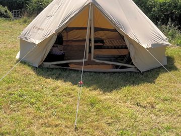 Great new addition. Lovley 5 meter bell tent - sleep up to 6 people