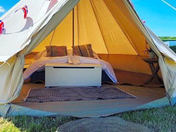 Bell tent interior