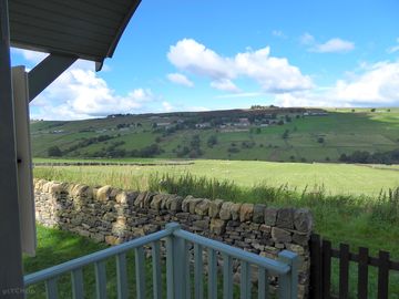 Spectacular views from the hut