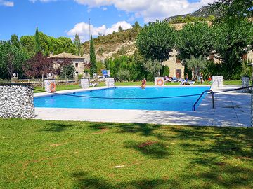 Visitor image of the relaxing pool area