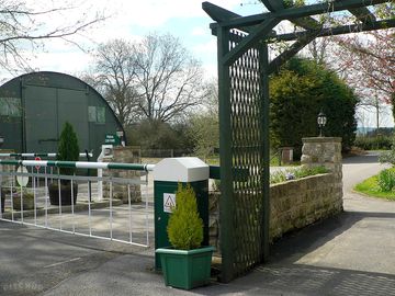 Entrance to the site
