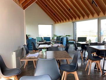 New beach cafe open from 10am nearby