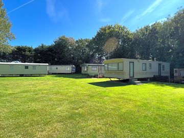 Grass camping area