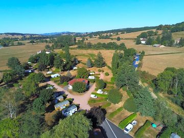 Aerial view of site