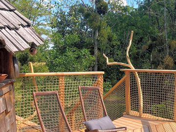 Terrace among the treetops