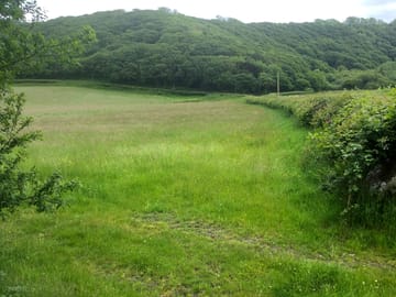 Camp field prior to hay making