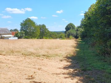 Large flat open camping area