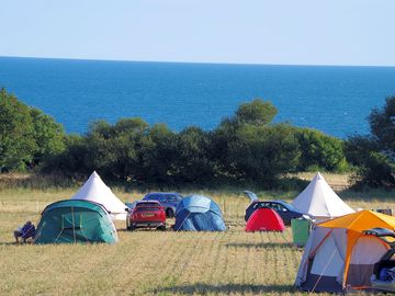Sea views from the site