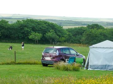 View from campsite