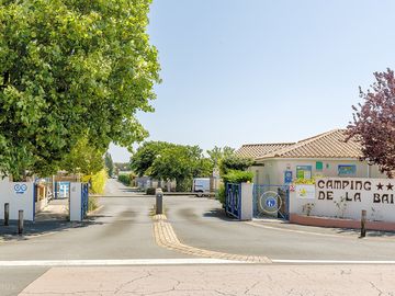 Entrance to the site