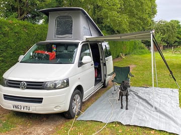 Visitor image of the motorhome site, perfect first stop in France after Calais