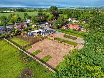 Aerial view of the site