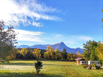 Mountains in the distance