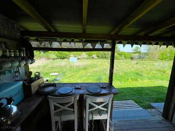 Enjoy the view from the cabin