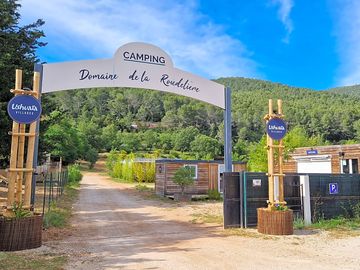 Campsite entrance