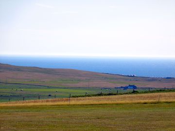 View from the pitches looking towards freshwater west