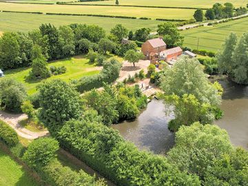 Aerial view of the site