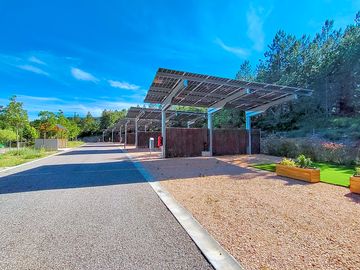 Shaded serviced pitches
