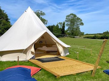 Luxury bell tent retreat