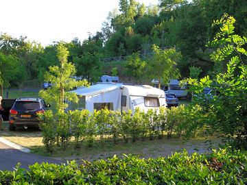 Spacious camping pitches