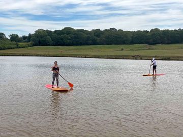 Lake on site for fishing and other activities