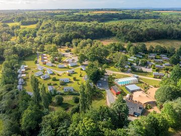 Aerial view of site