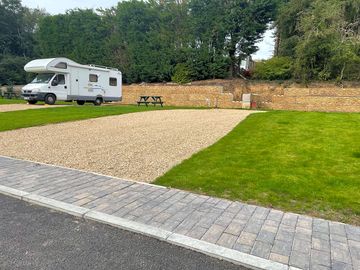 Fully serviced touring pitches