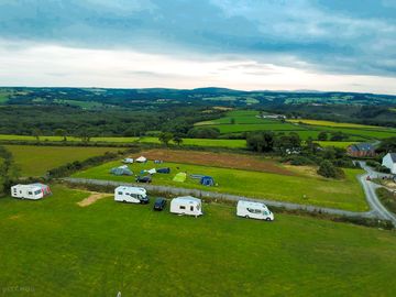 A great vantage point over the preseli hills