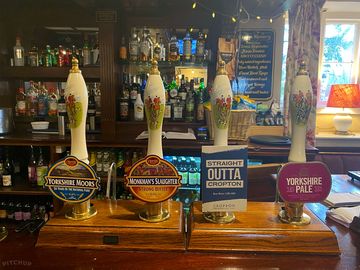 Choice of beers brewed on site